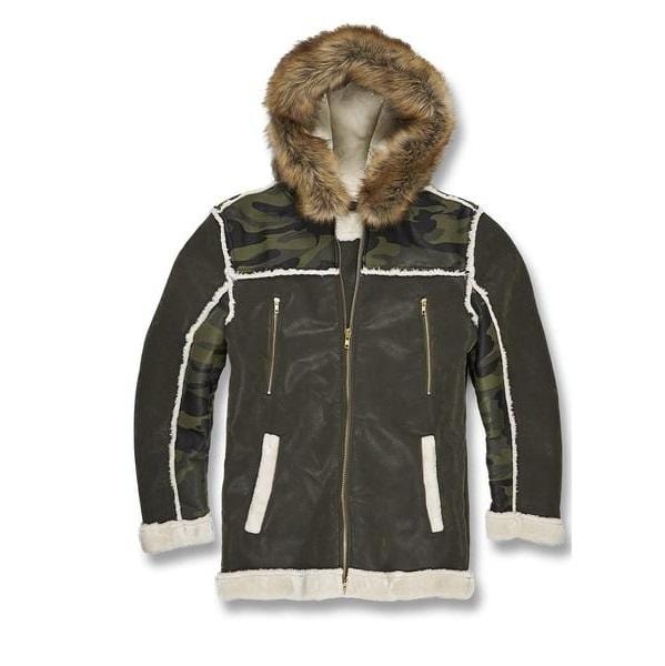 Jordan Craig Shearling Jacket (Olive Camo) - 91384