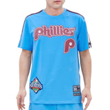 Pro Standard Philadelphia Phillies Logo Tee (Unversity Blue/Wine) LPH133624-UNW