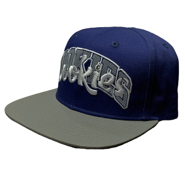 Cookies Loud Pack Twill Color-Blocked Snapback Cap (Navy) 1557X5859