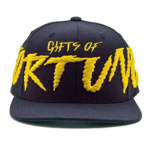 Gift Of Fortune Snake Scales Snapback (Black/Yellow)