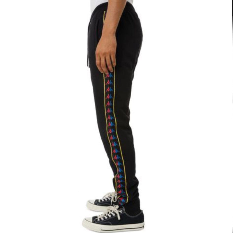 Kappa Banda Gibbon Jogging Pants (Black/Fuchsia/Blue/Yellow)