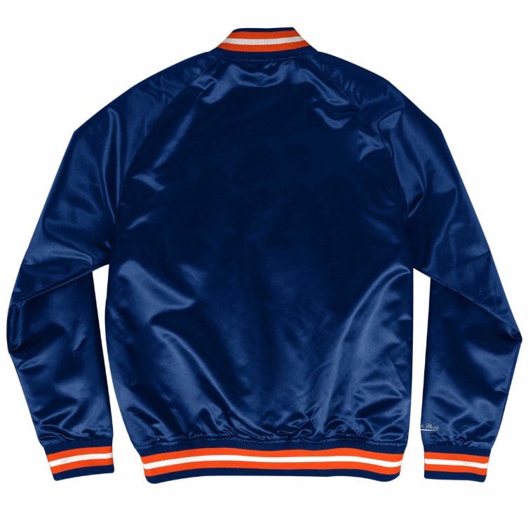 Mitchell & Ness Mlb Detroit Tigers Lightweight Satin Jacket (Navy)