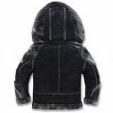 Kids Jordan Craig El Jefe Shearling Moto Jacket (Black) 91536K