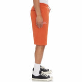 Kappa Logo Fleece Mabok Shorts (Orange)