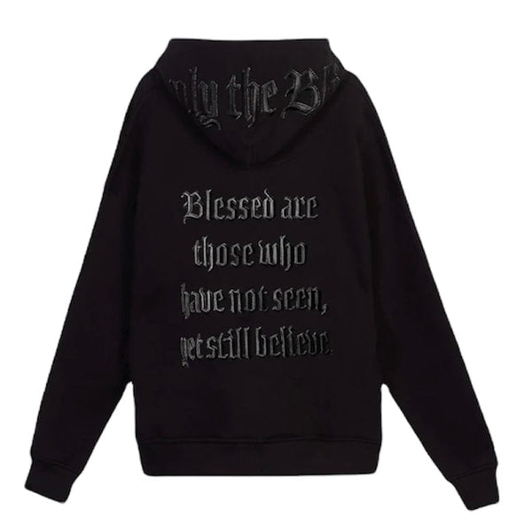 Only The Blind Blossom Statement Hoodie (Black)