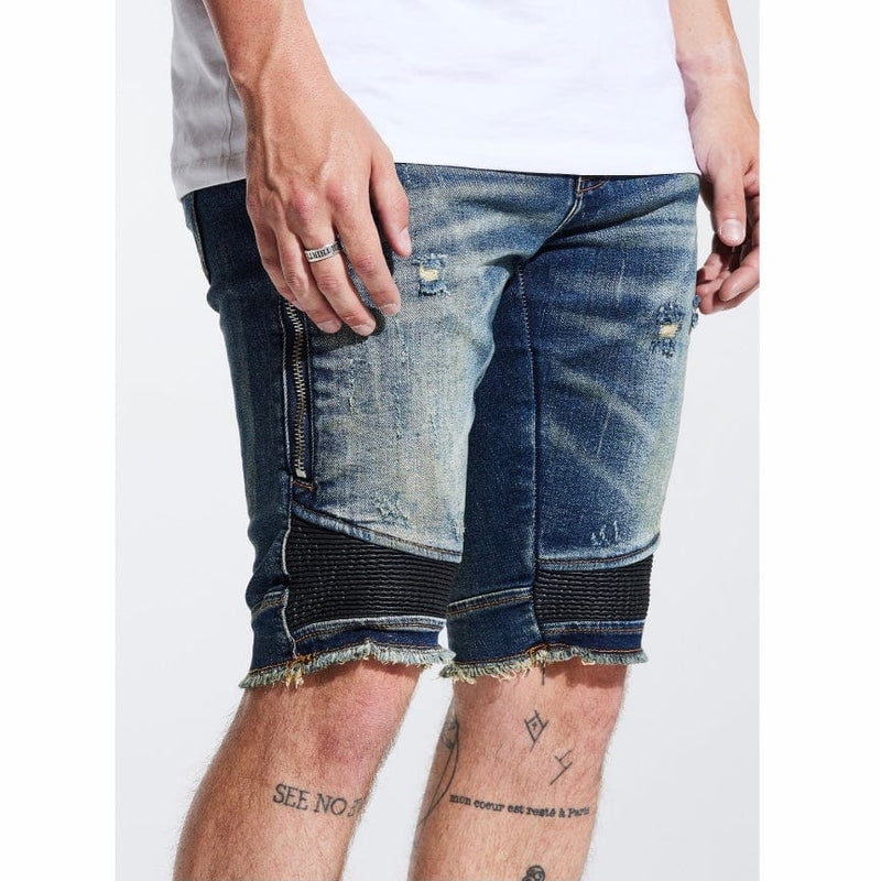 Embellish Sunny Biker Shorts (Indigo) EMBSP221-104