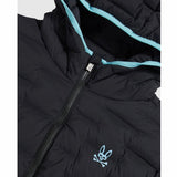 Psycho Bunny Bampton Seamless Down Jacket (Black) B6J325Q1NS