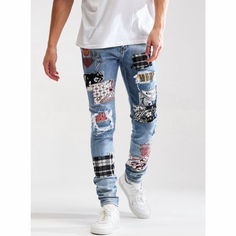 Embellish Arcadia Denim (Blue Patchwork) EMBSUM121-105