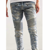 Embellish Lero Biker Denim Jean (Blue) EMBF121-115