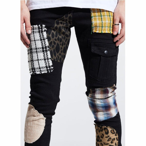 Embellish Trey Cargo Denim Jeans (Black) EMBSP221-159