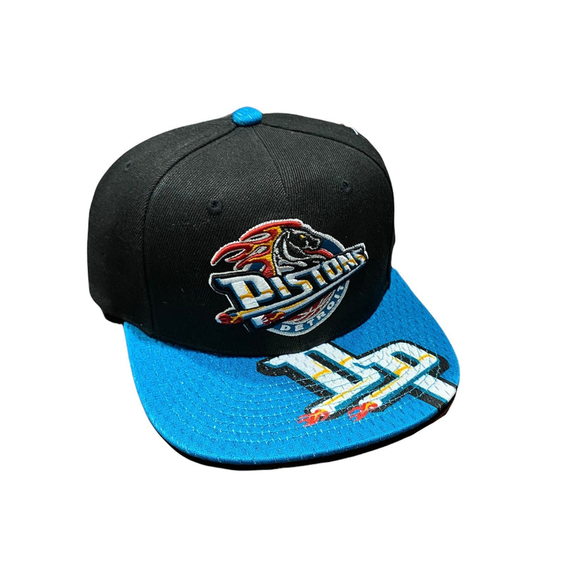 Mitchell & Ness Nba Detroit Pistons Snaphot Snapback (Black/Teal)