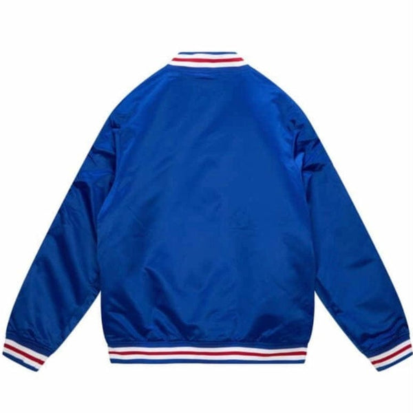 Mitchell & Ness Nba Philadelphia 76ers Champ City Satin Jacket (Royal)