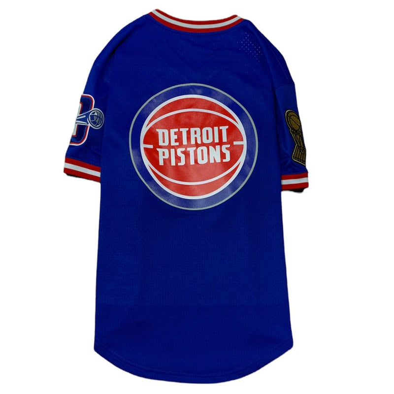 Pro Standard Detroit Pistons V Neck Jersey T Shirt (Royal Blue) BDP153946-RYB