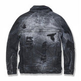 Kids Jordan Craig Ambition Denim Trucker Jacket (Industrial Black) 91559K