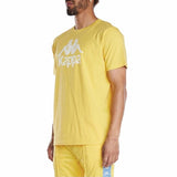 Kappa Authentic Estessi T Shirt (Yellow/White) 304KPT0