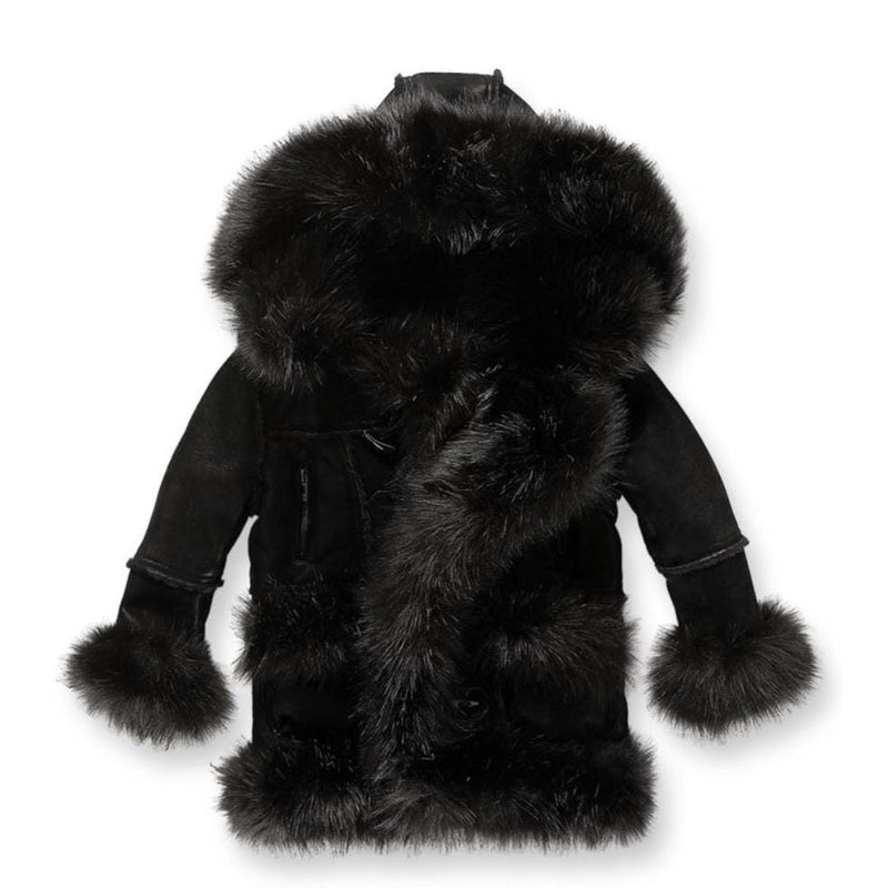 Kids Jordan Craig Shearling Coat (Black) - 91393K