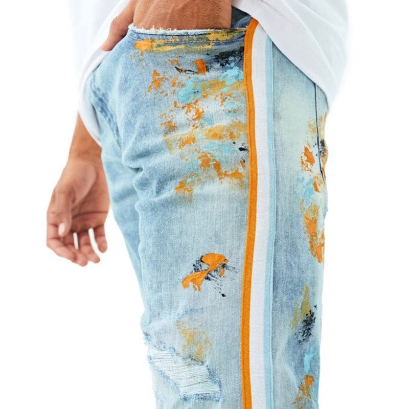 Jordan Craig Talladega Denim Shorts (Iced Neon) - J3388S