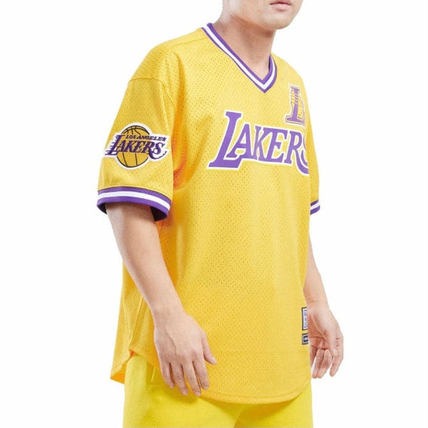 Pro Standard Nba Los Angeles Lakers Jersey T Shirt (Yellow) BLL153894-YEL