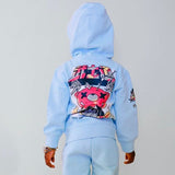 Kids Jordan Craig Invincible Plush Pullover Hoodie (Sky) 8446HK