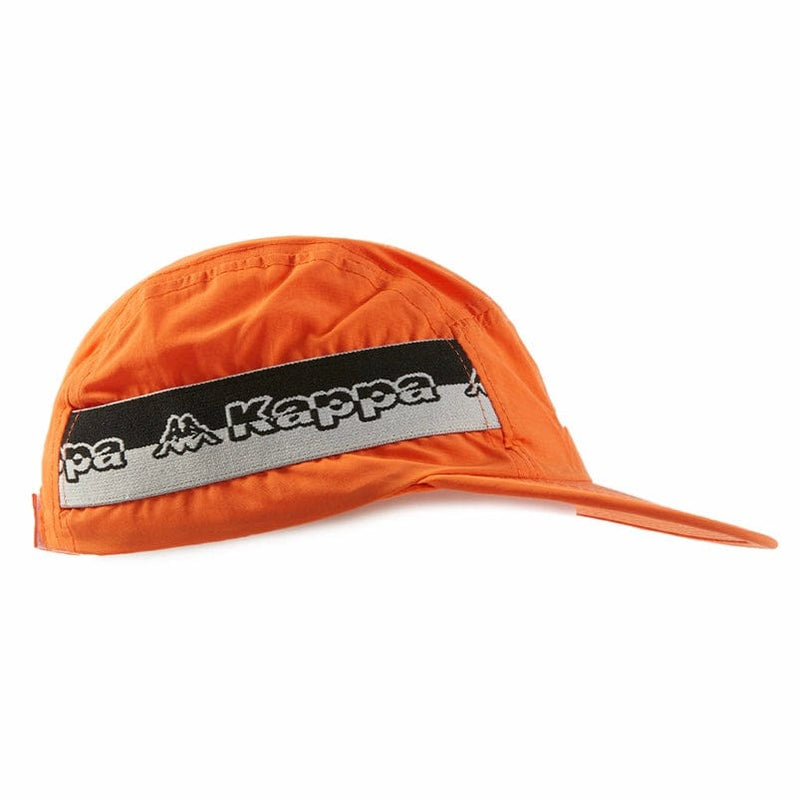 Kappa Logo Tape Drema Cap (Orange/Grey/Black) 331B63W