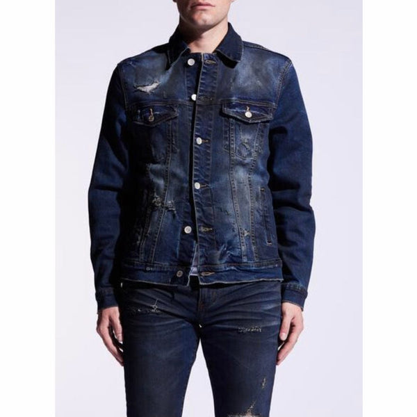 Crysp Bering Denim Jacket (Deep Indigo) CRYSPF121-201