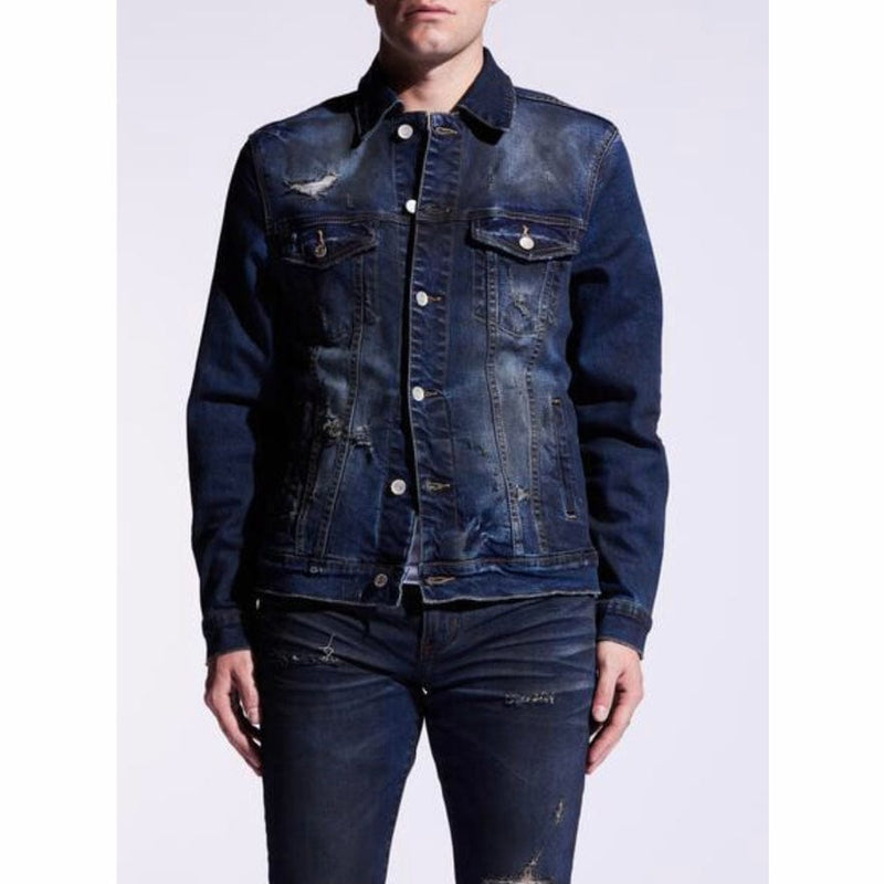 Crysp Bering Denim Jacket (Deep Indigo) CRYSPF121-201