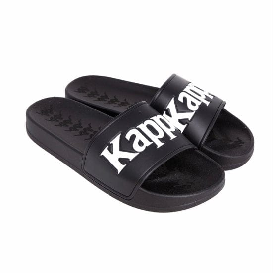 Kappa 222 Banda Adam 9 Slide (Black/White) 304JPU0