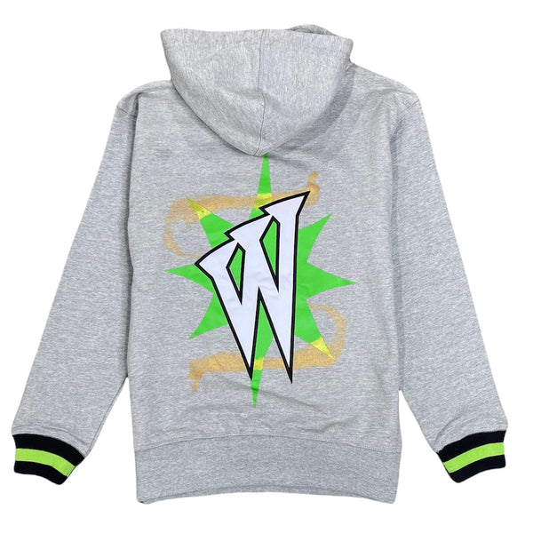 Jokes Up Wizardz Hoodie (Heather Grey) 33661-GY