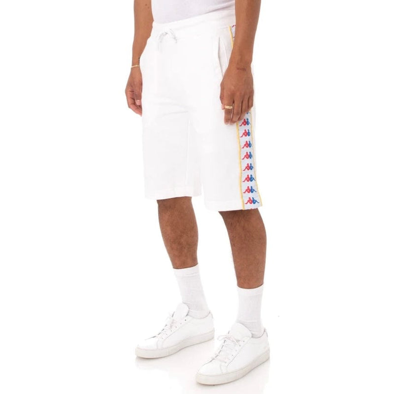 Kappa 222 Banda Cagway Shorts (White/Fuchsia/Blue/Yellow)