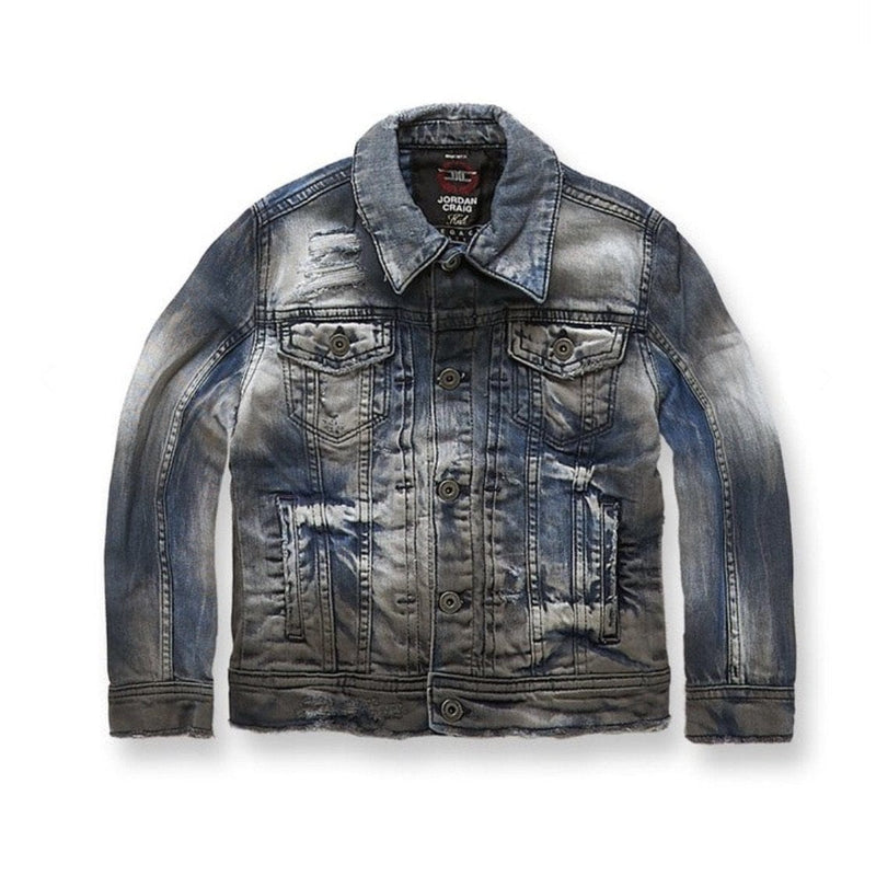 Kids Jordan Craig Sedona Denim Jacket (Aged Wash) - 91422K
