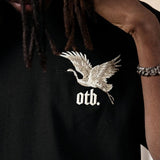 Only The Blind Heron T Shirt (Black)