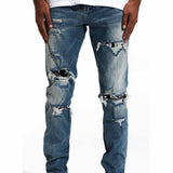 Crysp Leo Denim Jean (Blue Paisley) CRYSPF221-111