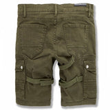 Jordan Craig Cairo Cargo Shorts (Army Green) - 4398