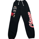 Mitchell & Ness Nba Chicago Bulls Champ City Fleece Joggers (Black)