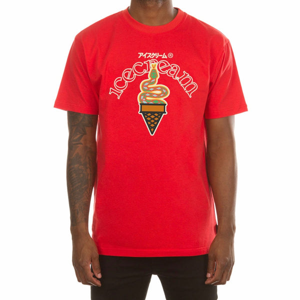 Ice Cream Snakey Cone Short Sleeve Tee (Tomato) 421-5205