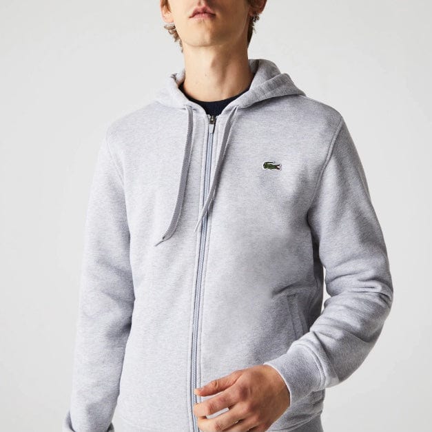 Lacoste Full Zip Hoodie (Grey) - SH1551