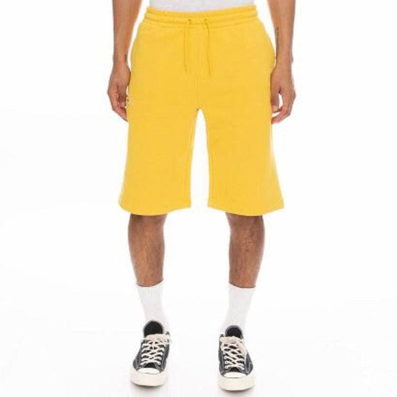 Kappa Logo Fleece Mabok Shorts (Yellow)