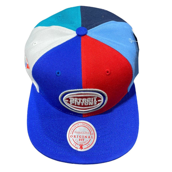 Mitchell & Ness Nba What The Detroit Pistons Snapback (Royal)