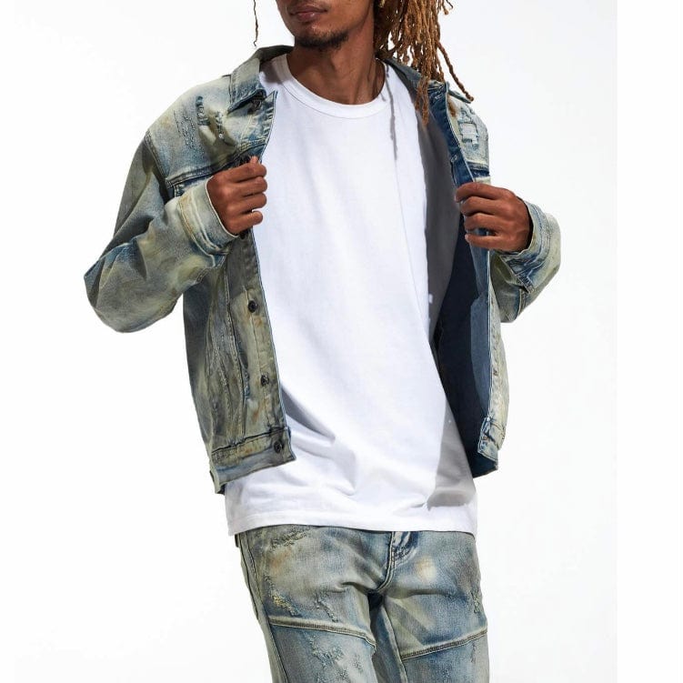 Crysp Bering Denim Jacket (Blue Sand) CRYSPF221-200