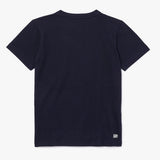 Lacoste Kids' Sport Tennis Technical Jersey Oversized Croc T-shirt Navy TJ291051FQ2