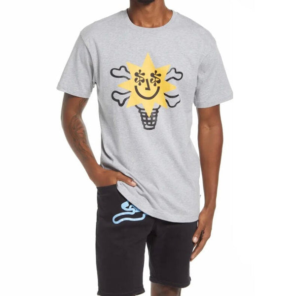 Ice Cream Sunspot Short Sleeve Tee (Heather Grey) 411-5201