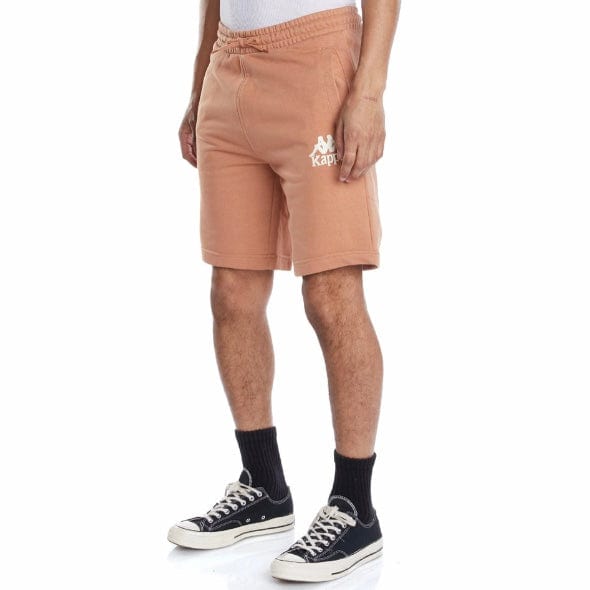 Kappa Authentic Uppsala Shorts (Brown/White) 33154GW