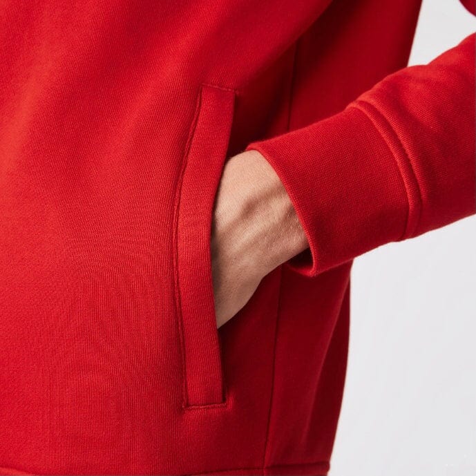 Lacoste Full Zip Hoodie (Red)