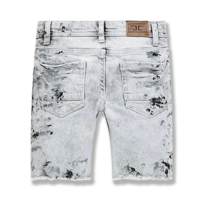 Boys Jordan Craig Vengeance Denim Shorts (Bleach White) J3176SB
