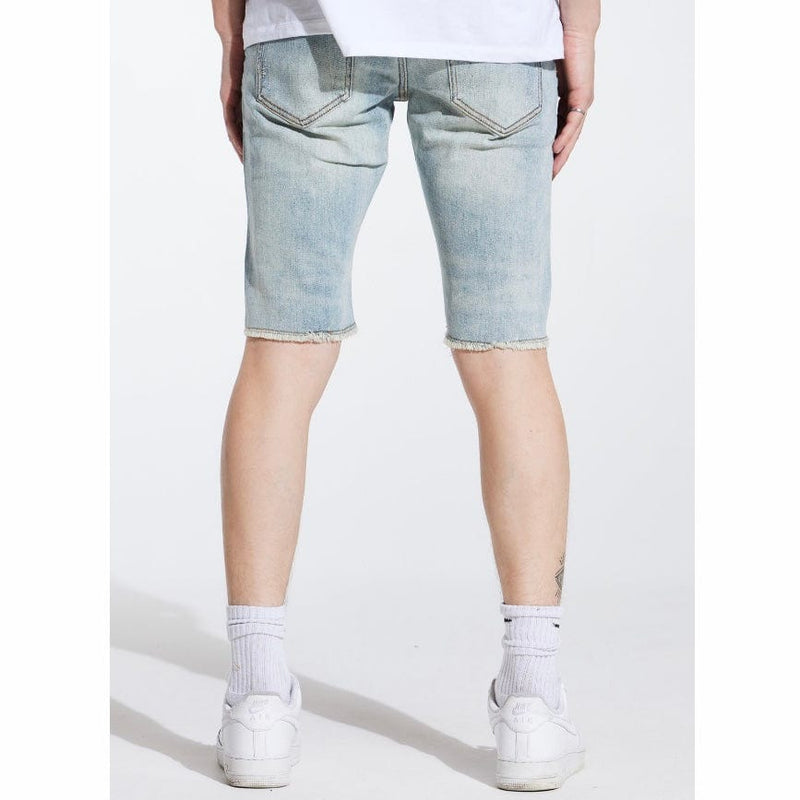 Crysp Asher Shorts (Light Wash) - CRYSPSP221-130