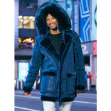 Jordan Craig Denali Shearling Jacket (Navy) 91540