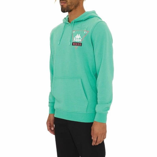 Kappa Authentic Oracabessa Hoodie (Green/Black/White) 35142HW