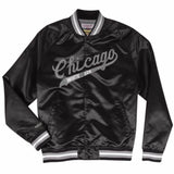 Mitchell & Ness Mlb Chicago White Sox Lightweight Satin Jacket (Black)