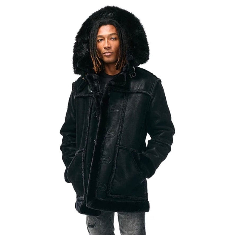 Jordan Craig Denali Shearling Jacket (Black) 91445