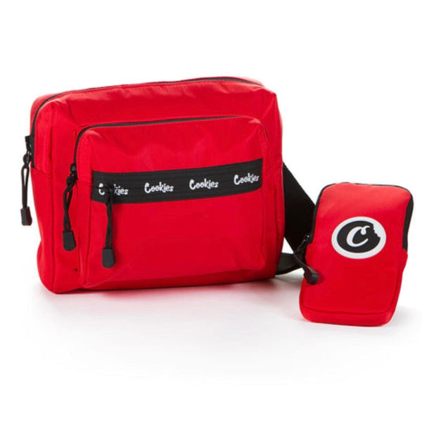 Cookies Charter Multi-Pocket Shoulder Bag (Red) 1556A5948